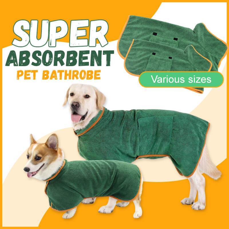 Cozy Microfiber Pet Bathrobe