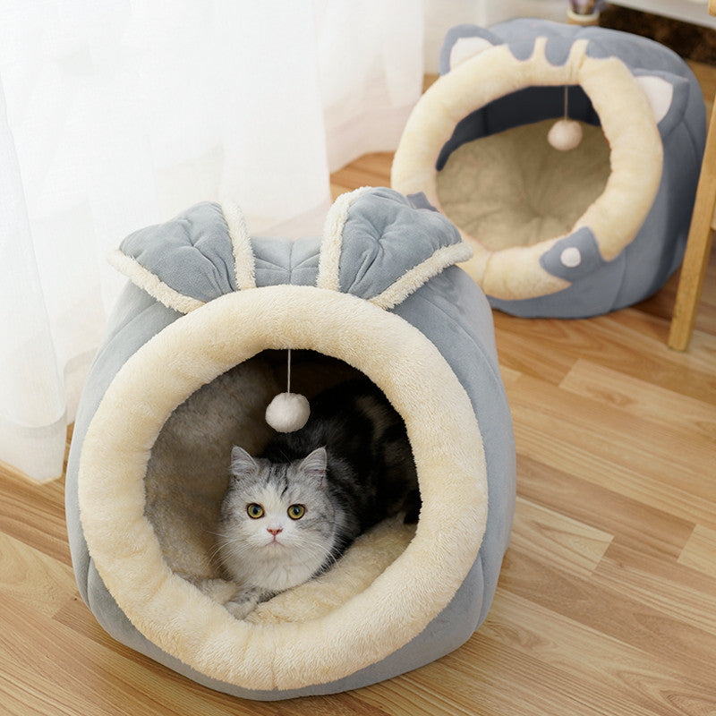 Enclosed Cat House Villa