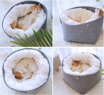 Fluffy Warm Pet Bed