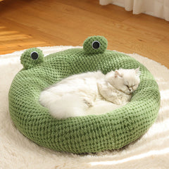 Frog Series Warm Plush Pet  Nest/Mat